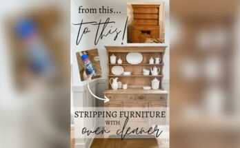 How To Bleach Furniture With Oven Cleaner