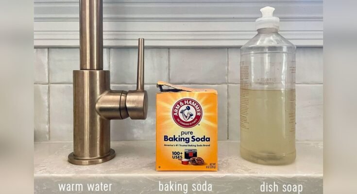 How To Clean A Stainless Steel Sink With Baking Soda