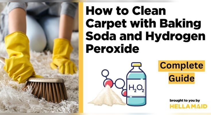 How To Clean Carpet With Baking Soda And Hydrogen Peroxide