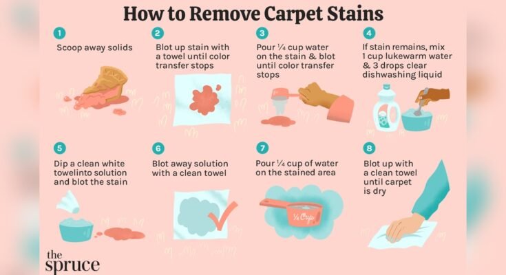 How To Get Old Stains Out Of Carpet Using Home Remedies