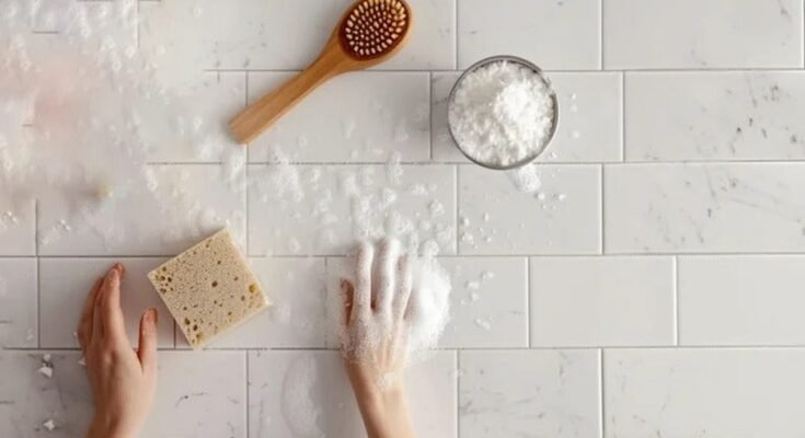 How To Use Baking Soda For Cleaning Bathroom Tiles
