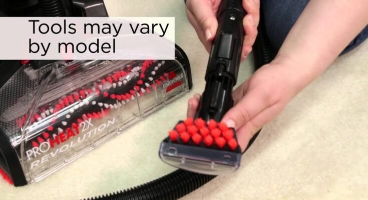 How To Use Bissell Proheat 2X Revolution Pet Pro Attachments
