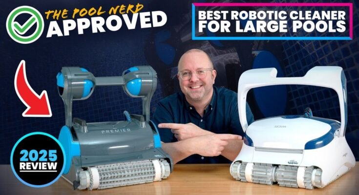 Robotic Pool Vacuum for Large Pools