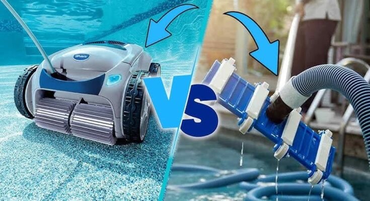 Robotic Pool Vacuum Vs Manual Pool Vacuum