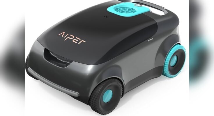 Robotic Pool Vacuum With Filtration System