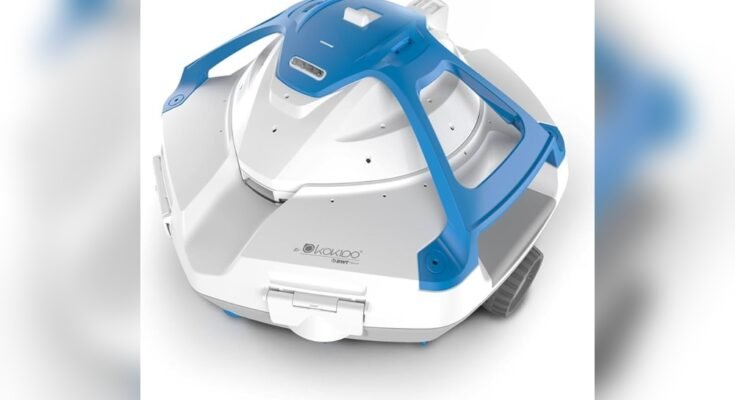 Robotic Pool Vacuum With Smart Sensors