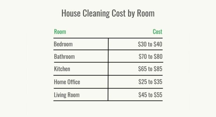 What Does The Average House Cleaner Charge