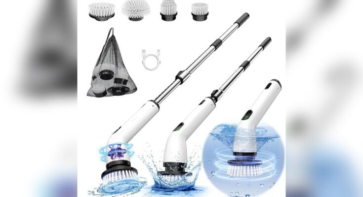 How Does an Electric Spin Scrubber Work?