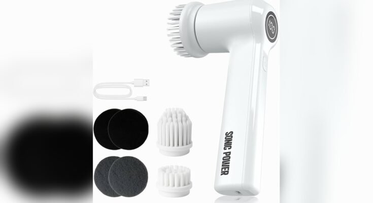 What Attachments Come With an Electric Spin Scrubber?