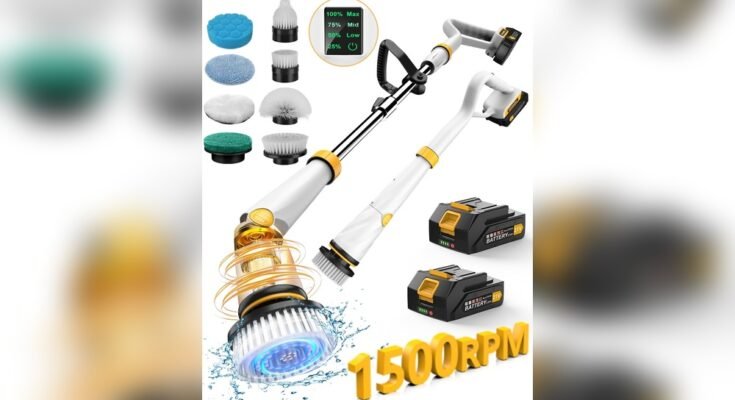 What is the Average Rpm of an Electric Spin Scrubber?