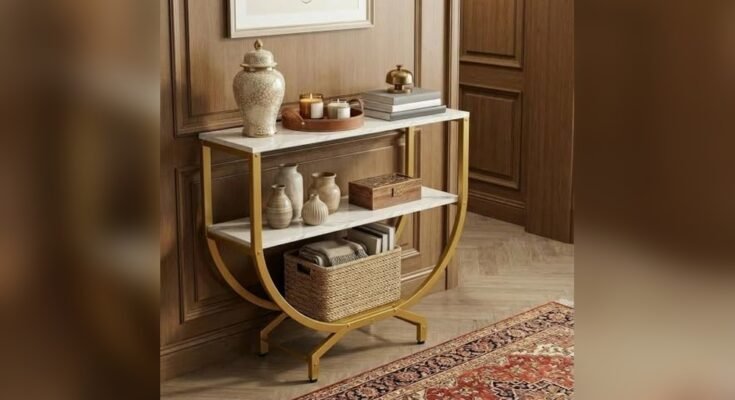 Best Console Table With Shelves