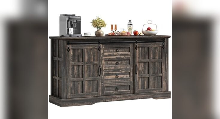 Best Farmhouse Buffet Cabinet for Rustic Style