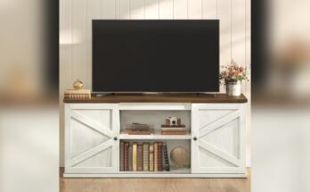 Best Farmhouse Tv Stand for Small Spaces