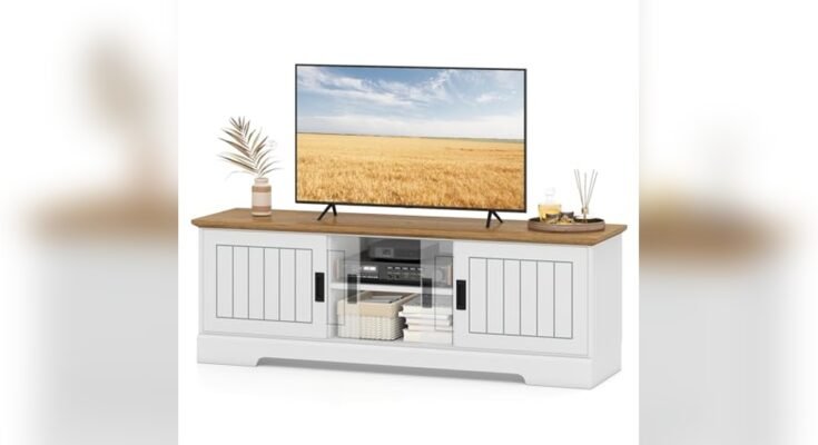 Best Farmhouse Tv Stand With Cable Management