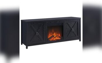 Best Farmhouse Tv Stand With Distressed Wood Finish