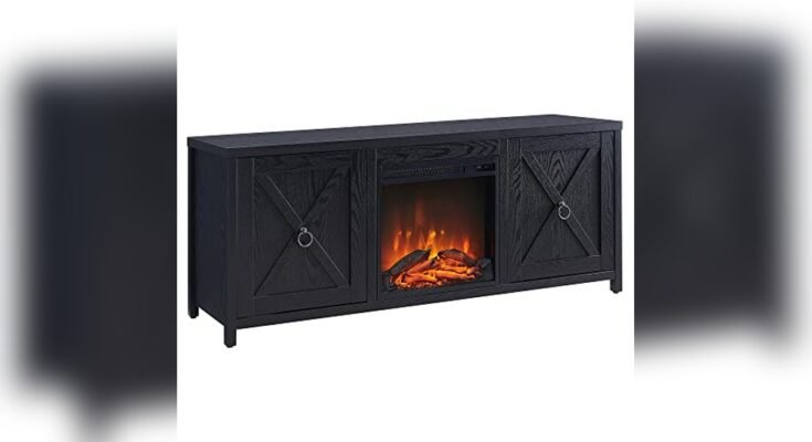 Best Farmhouse Tv Stand With Distressed Wood Finish