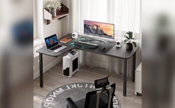 Best L-Shaped Computer Desk for Corner Use