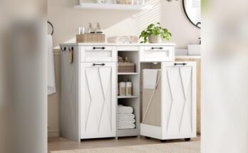 Best Laundry Cabinet With Baskets