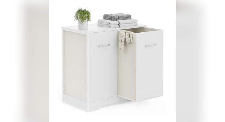 Best Laundry Cabinet With Built-In Hampers