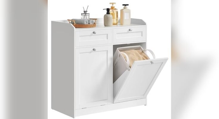 Best Laundry Cabinet With Pull-Out Drawers