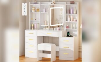 Best Makeup Vanity Desk With Drawers