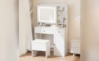 Best Makeup Vanity Desk With Hidden Storage
