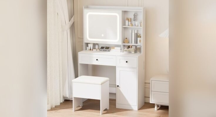 Best Makeup Vanity Desk With Hidden Storage