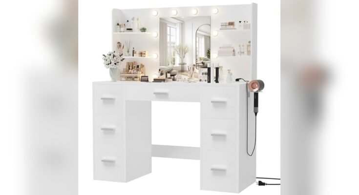Best Makeup Vanity Desk With Lights