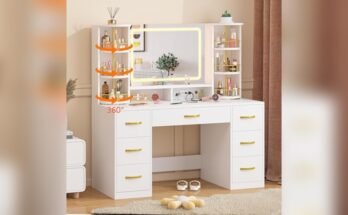Best Makeup Vanity Desk With Organizer