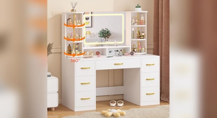 Best Makeup Vanity Desk With Organizer