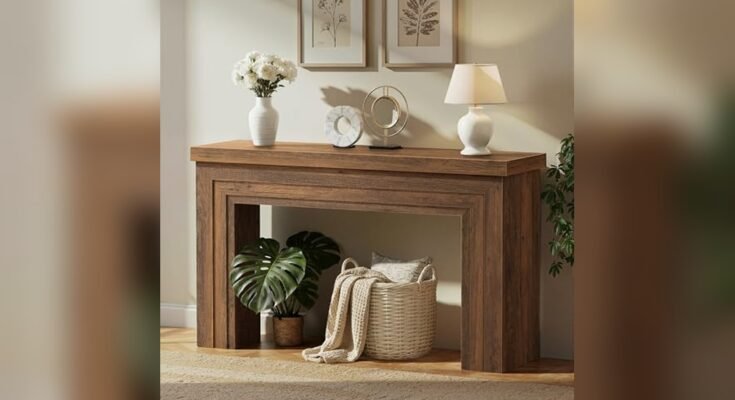 Best Rustic Console Table for Farmhouse Style