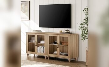 Best Tv Cabinet With Glass Doors