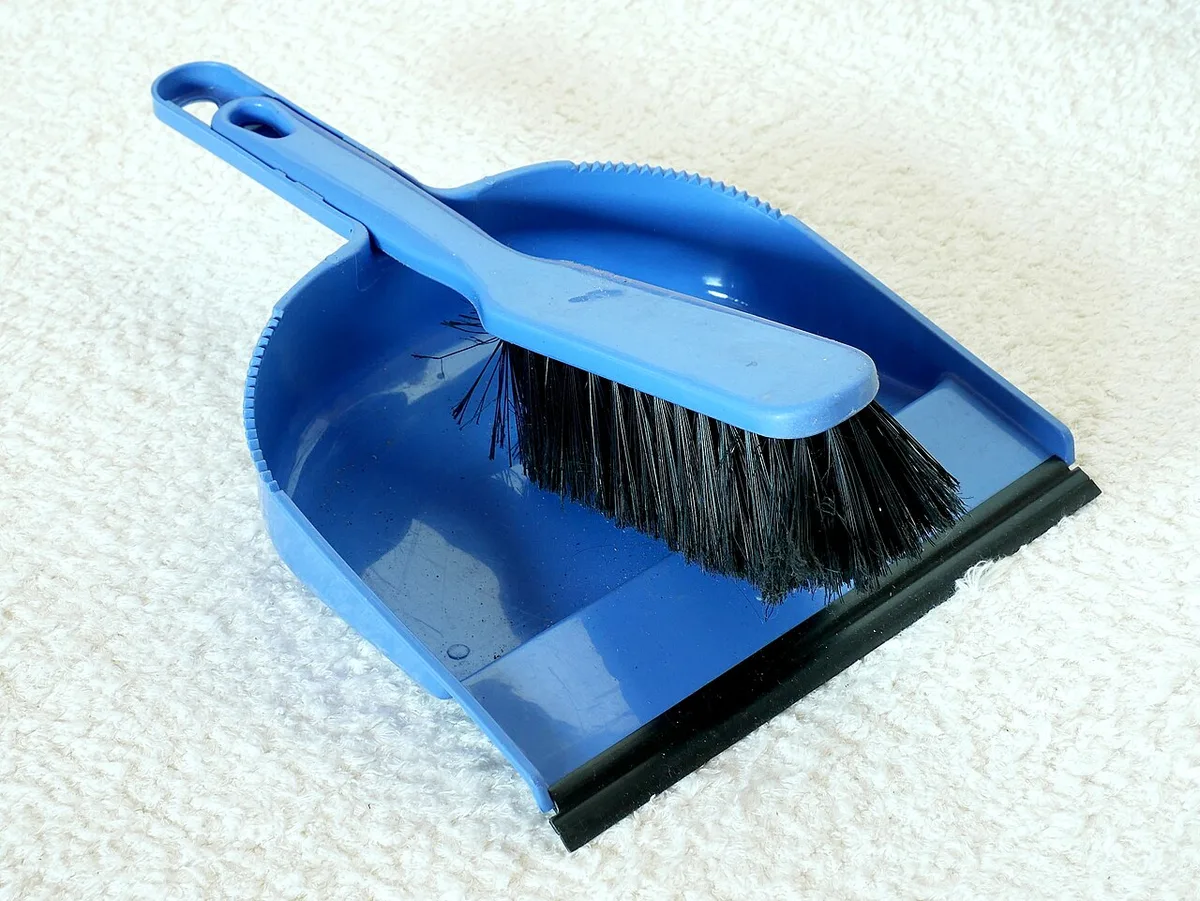broom and dustpan