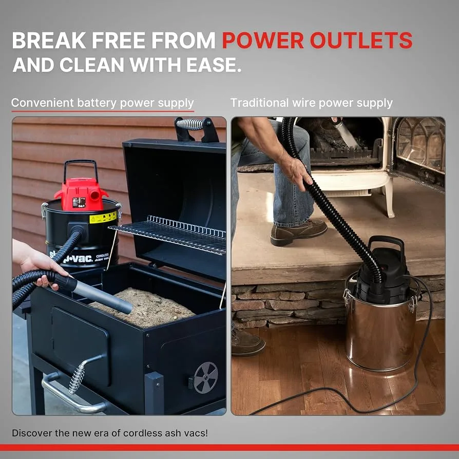 Can a shop vacuum clean a fireplace?