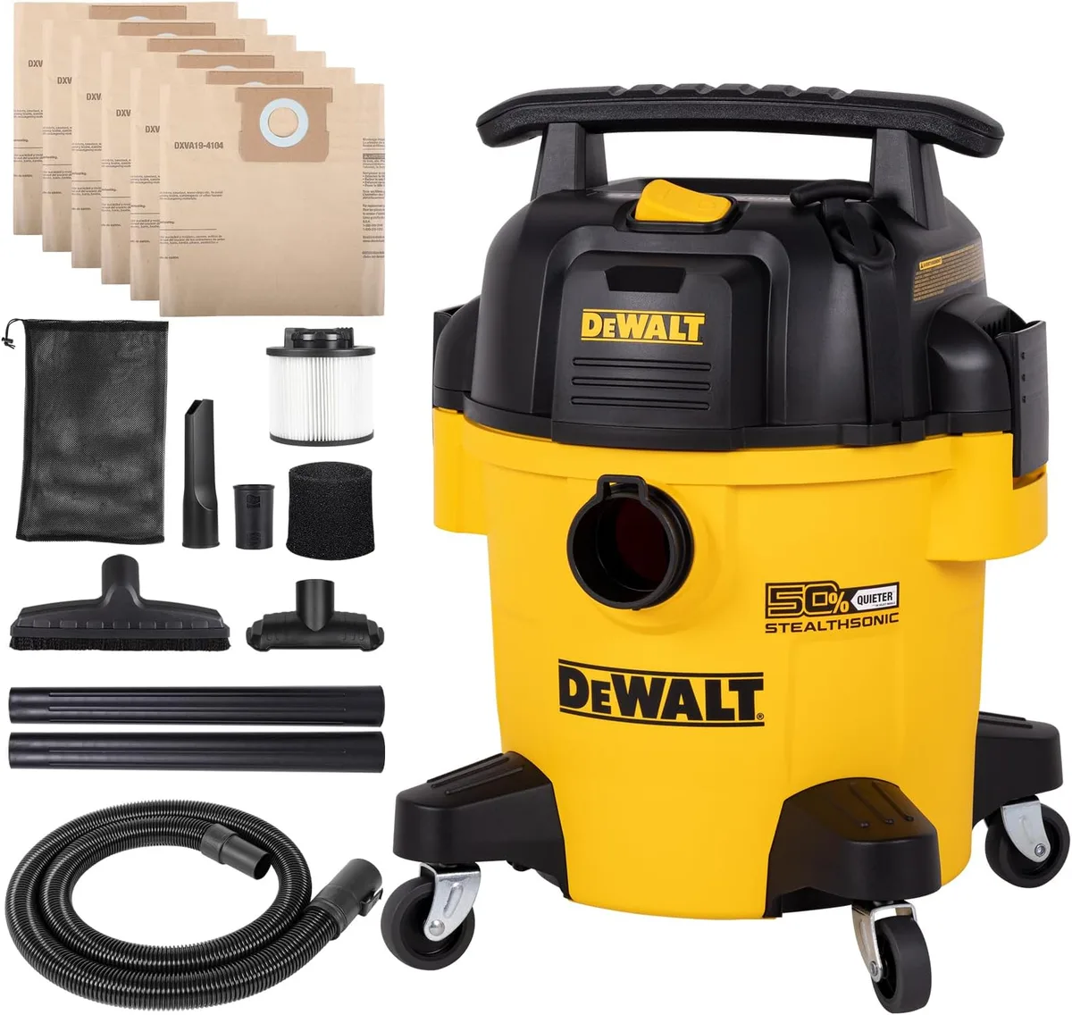 Can a wet/dry vacuum be used outdoors?