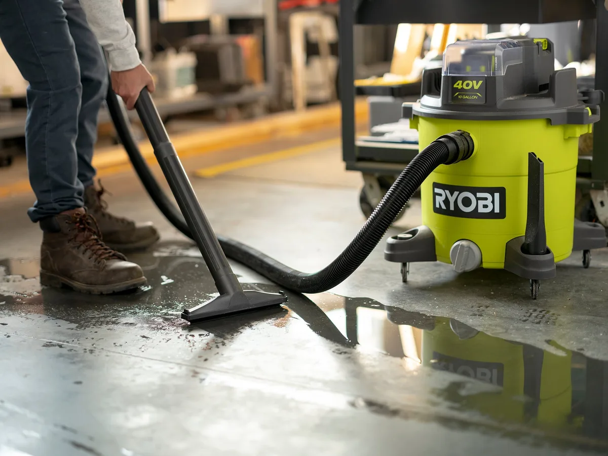 Can a wet/dry vacuum pick up dirt?
