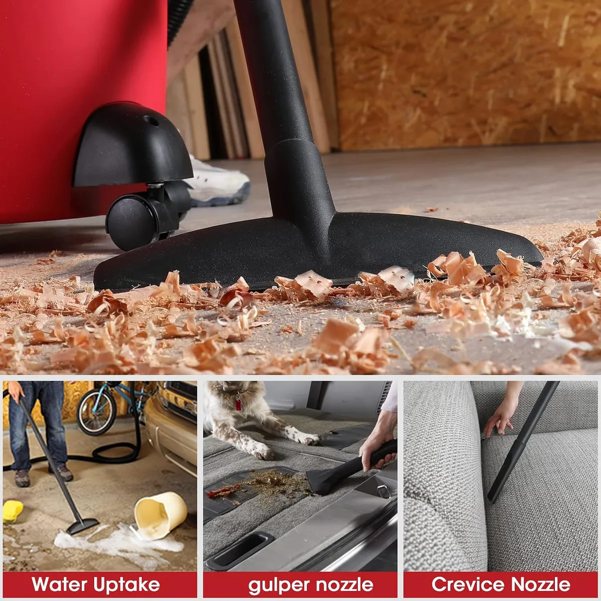 Can a wet/dry vacuum pick up dust?