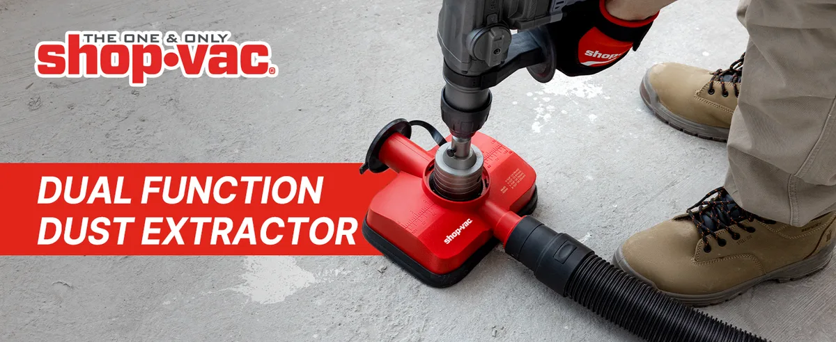 Can shop vacuums pick up concrete dust?