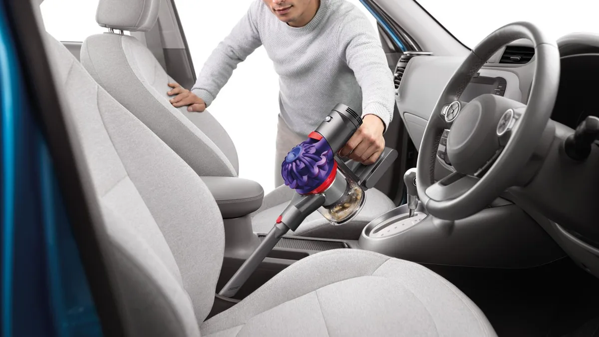 car interior detailing