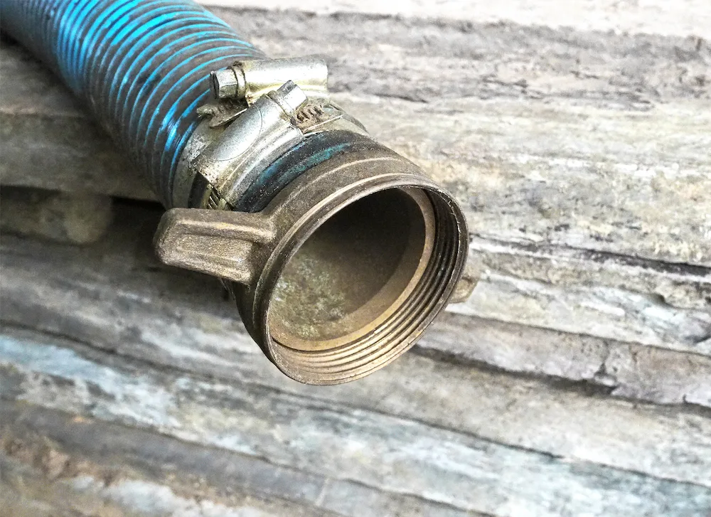 dirty vacuum hose interior