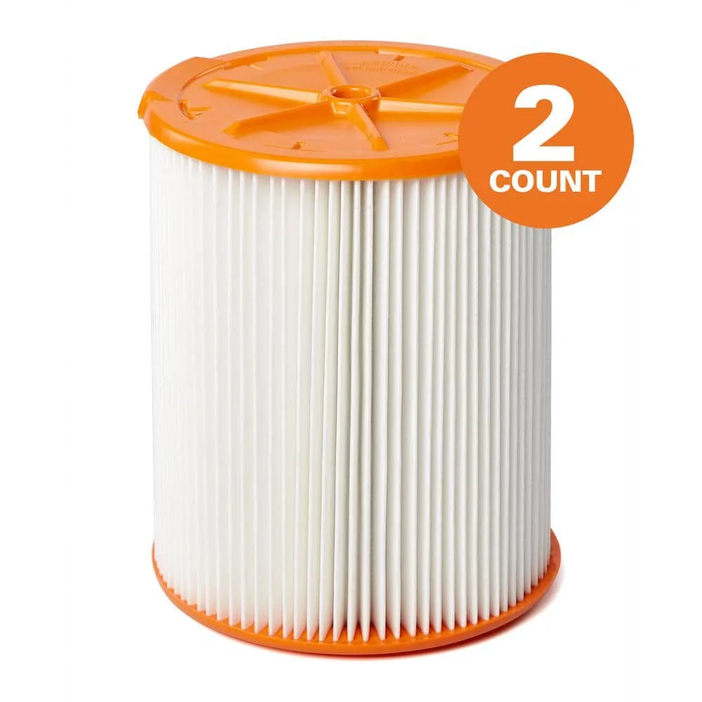 How do you clean a wet/dry vacuum filter?