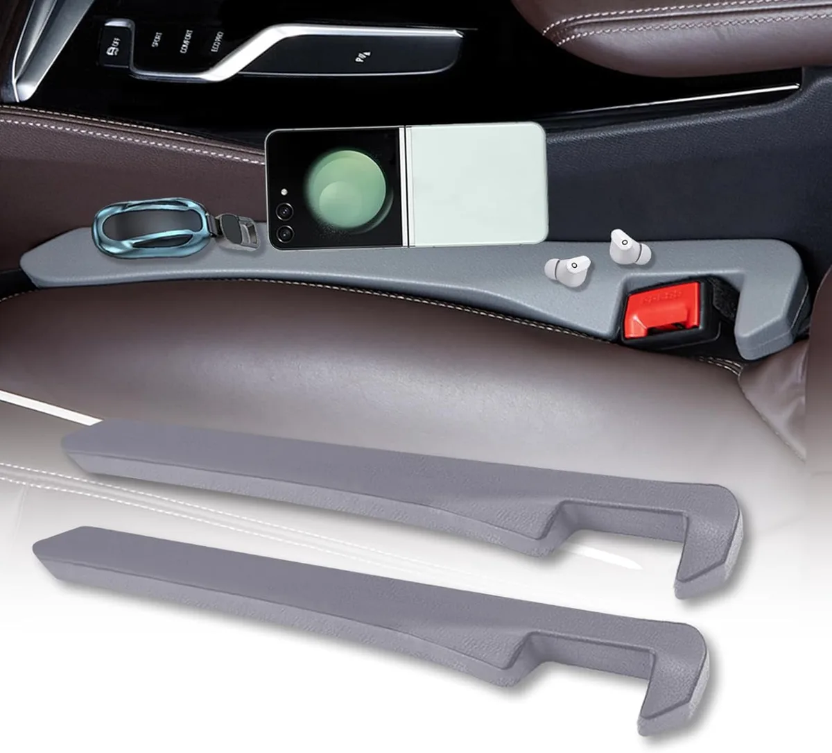 How do you vacuum between car seats?