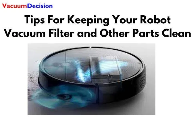 robot vacuum washable filter