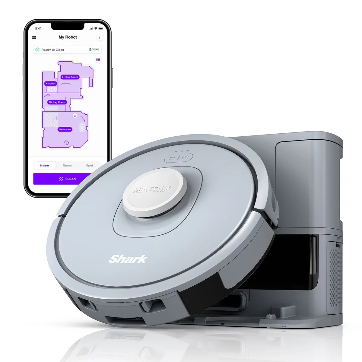 Self-emptying robot vacuum