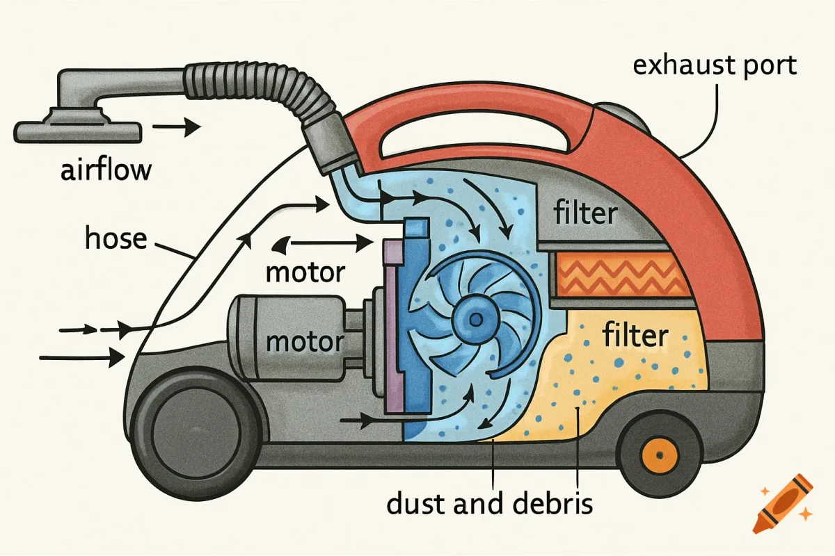 Vacuum motor / impeller