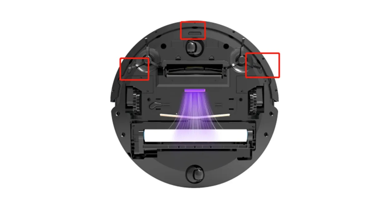 Wheel drop sensors