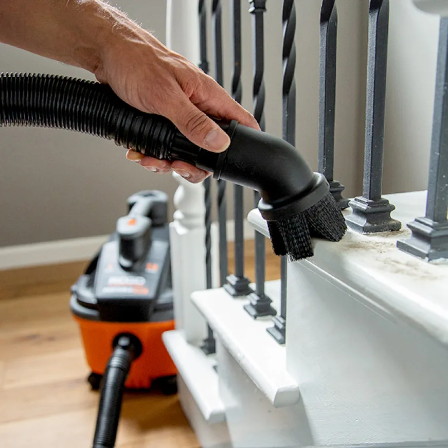 Why is my wet/dry vacuum blowing out dust?