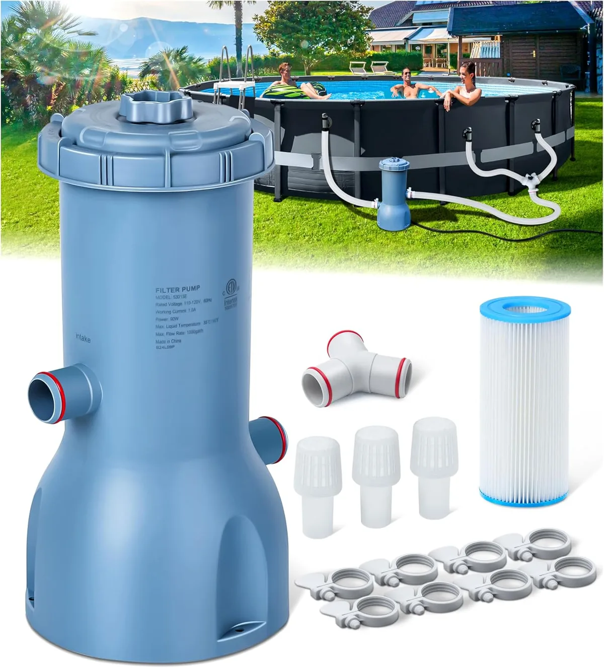 above ground pool filter