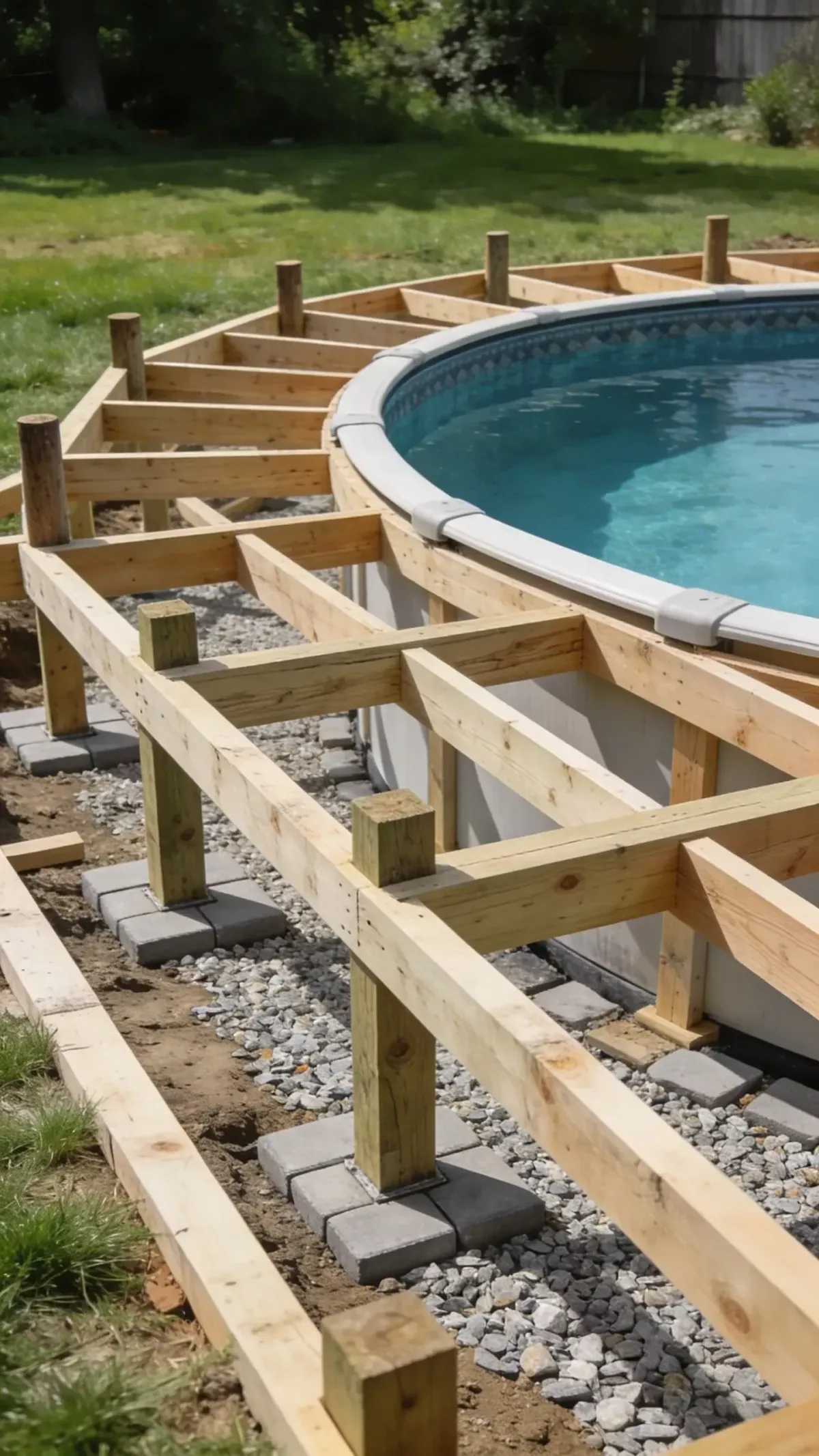 above ground pool leveling