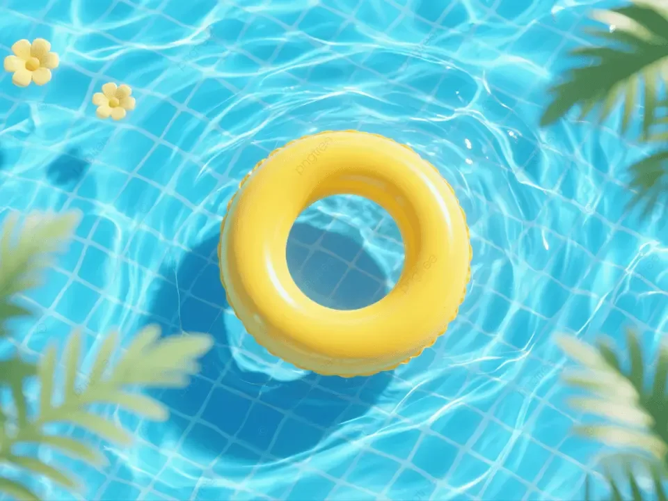 Above ground pool water yellow
